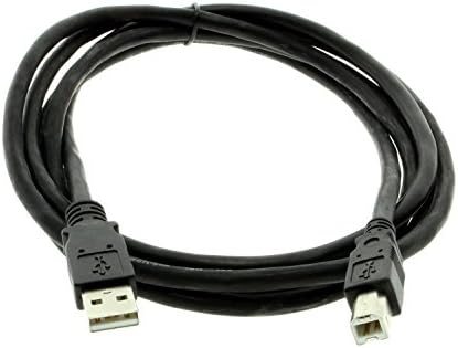 USBGear Extreme Power 6ft. Black USB Device Cable USB 2.0 A to B Cable 24/20 AWG