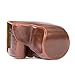 MegaGear Ever Ready Protective Leather Camera Case, Bag for Canon PowerShot G3 X, G3X Digital Camera (Dark Brown) (Model: MG569)