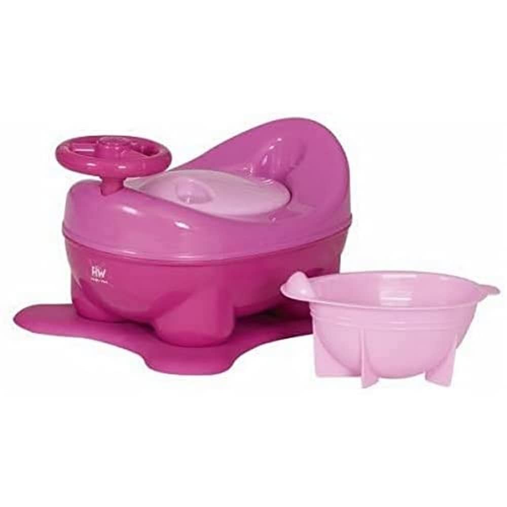 Happy Way Pilot Rosa Plastic Urinal with Musical Device