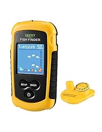 Lucky ffcw1108   1 inalámbrica buscador de peces sonar Fishfinder 40 m Rango de profundidad Océano Lago el Mar Pesca