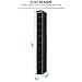 ZOBER Hanging Shoe Organizer for Closet, 10 Shelves - Hanging Shoe Rack W/Side Pockets - Narrow, Space Saving, Durable