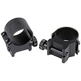 Weaver Detachable 1-Inch High Top Mount Rings (Matte Black)
