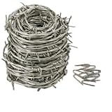 ステンレス有刺鉄線（SUS304） 1.6mm×20m ステンレス又釘10本付き