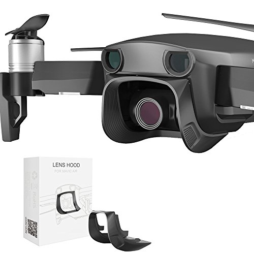 ️PGY Gimbal Lens Hood Protector Sun Shade Glare Shield for DJI Mavic Air Drone (Black)