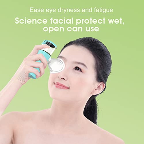 Dokeal Facial Mister Handy Rechargeable Nano Sprayer Mini Face Steamer for Skin Care Makeup Moisturizing Hydrating (Blue)