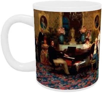 Chopin Playing the Piano in Prince.. - Mug - Standard Size