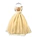 Acecharming Girls Flower Party Wedding Gown Bridesmaid Tulle Ruffle Dress