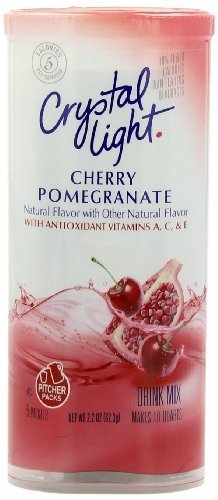 Crystal Light Cherry Pomegranate, 10-Quart 2.2-Ounce Canister (Pack Of 2)