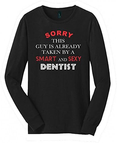Dentist Long Sleeved shirt | Great Dentist shirt with a Creative Quote | Cool shirt for Dentist (L)