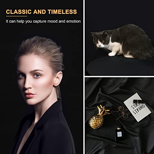 10 x 8 FT Black Backdrop Background for Photography, Chromakey High