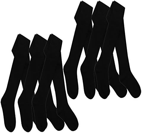 Girls Kids Plain Cotton Rich Soft Warm School Tights 3-6 Pairs Multibuy
