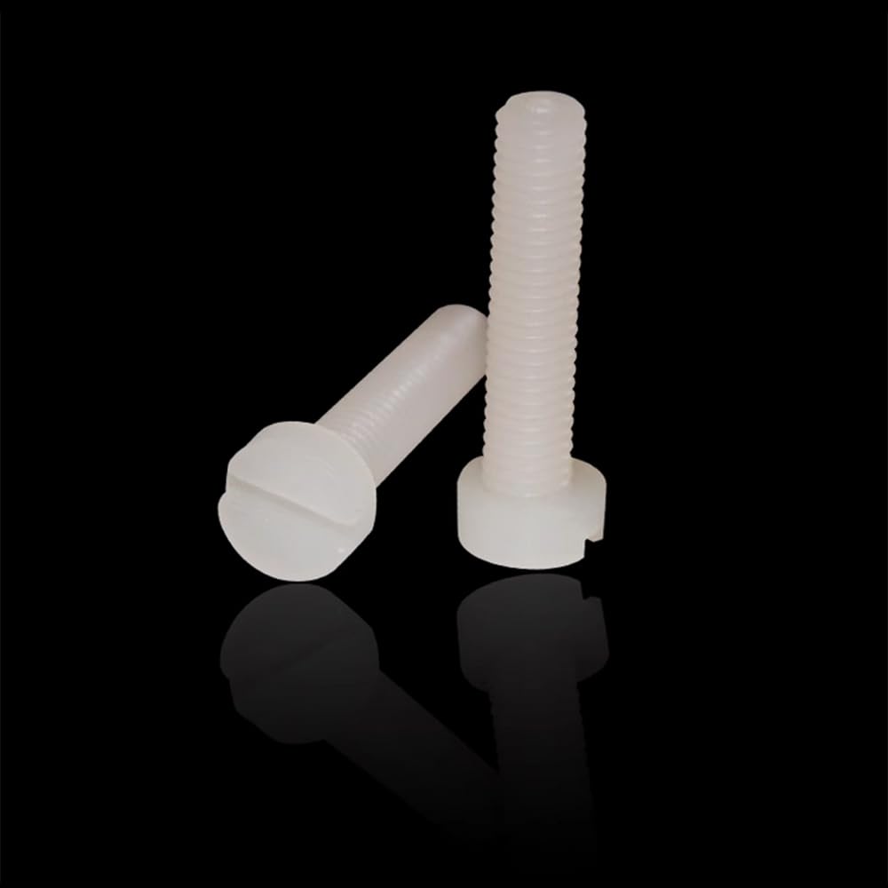 QuarkMRO - PVDF Plastic Slotted Cheese Head Screws