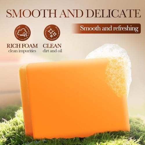 LBOYLOVE® Persimmon Extract Odor-Eliminating Soap – Aging-Related Smell Targeted Bath Bar, Deep Cleansing Purifying Formula for Body, Feet & Underarms (2pcs)