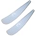 Chef Craft Set of 2 Viennese Spatula for Spreading, Smoothing, Lifting, Folding, Scraping, Silver
