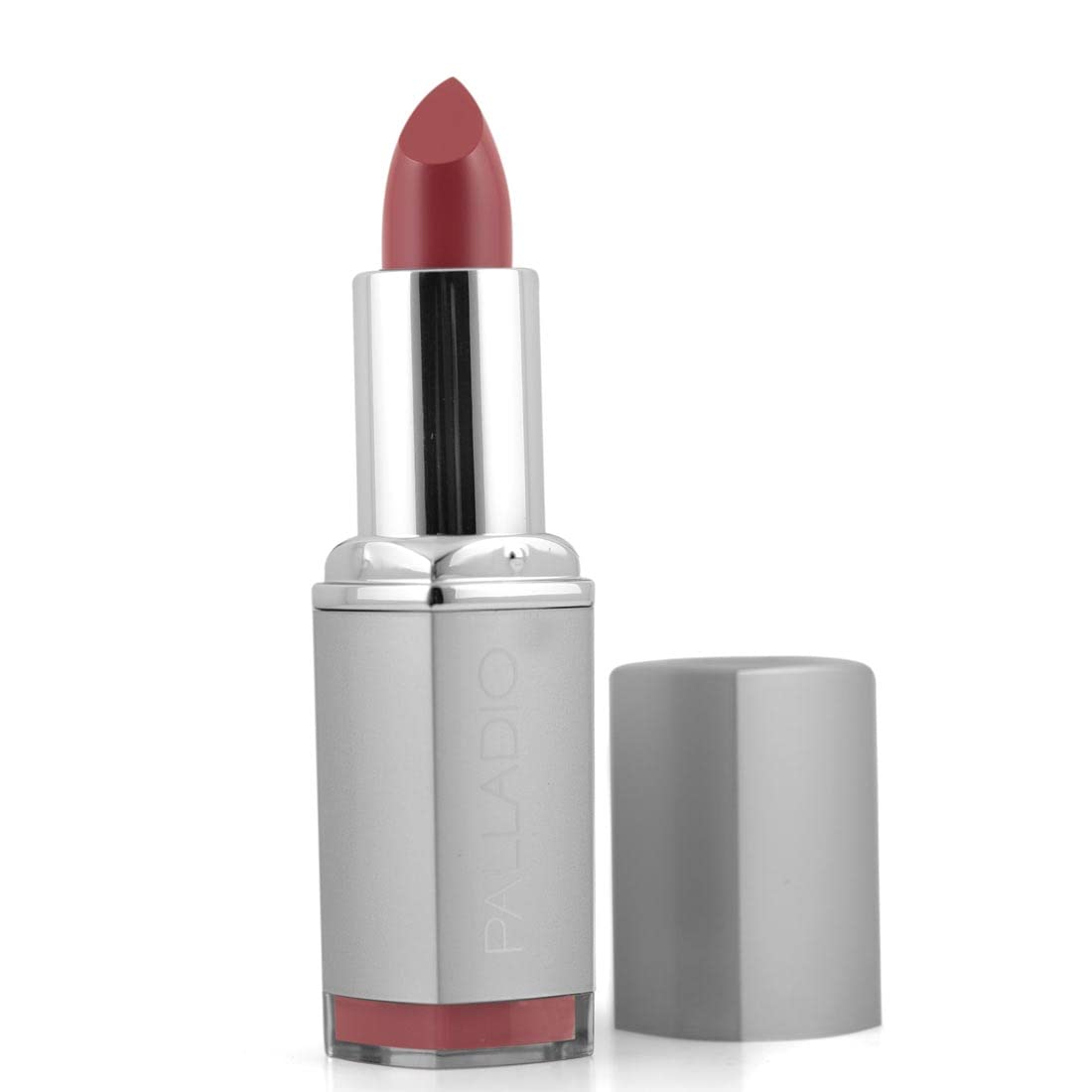 Palladio Herbal Lipstick, Rich Pigmented and Creamy, Infused with Aloe Vera, Chamomile & Ginseng, Prevents Lips from Drying, Combats Fine Lines, Long Lasting Lipstick, Rose Bud — image 1