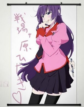 Home Decor Anime Bakemonogatari Wall Scroll Poster Fabric Painting Senjougahara Hitagi 018 L