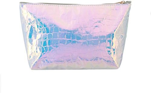 Liliam Shiny Holographic Pencil Case Stationery Pouch Cosmetic Makeup Evening Party Bag Clutch