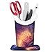 FINTIE Plush Lined Eyeglasses Holder, Glasses Stand Case, Anti-scratch Glasses Storage Organizer for Desk, Nightstand, Office, Galaxy