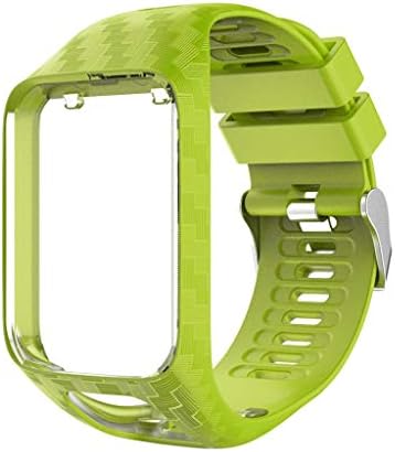 Chiccc Replacement Silicone Band Strap for Tomtom Adventurer / Golfer2/Runner 3 Watch (G)