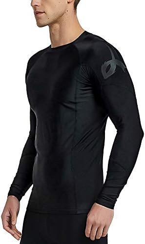 Men's Long Sleeve UPF 50+ Baselayer Skins Performance Fit Compression Rash Guard