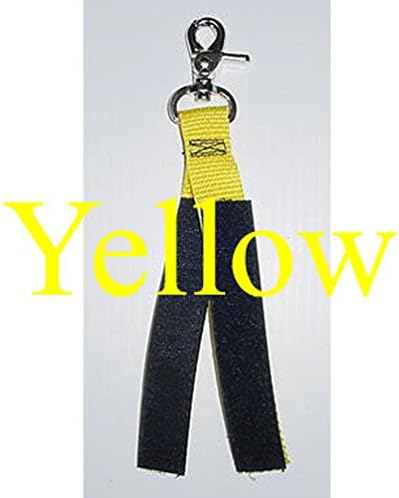 Velcro Glove Strap for Firefighting or Work Gloves, Yellow