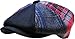 KBW-318 BLK S/M Popular Classic Newsboy Gatsby Cabbie Ivy Ascot Hat Cap Collection Mens Fashion Wool (Small/Medium, Black Multi Pattern Button Top)