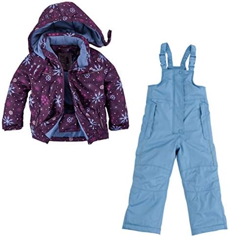 POCOPIANO Girls' Ski Suit Snowsuit Snow Pants Snow Jacket