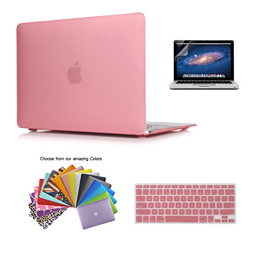 Macbook 12 Retina Case,TECOOL Hard Plastic Shell with Screen Protector and Keyboard Cover for MacBook 12 inch Retina Model:A1534 (Pink) Macbook 12 Retina Case,TECOOL Hard Plastic Shell with Screen Protector and Keyboard Cover for MacBook 12 inch Retina Model:A1534 (Pink)