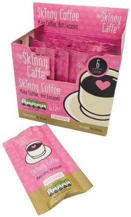 Skinny Coffee Instant Extra Strenght-15 * 3|Gluten Free, Zero Sugar,Low Calorie,Soy Free, Vegan,Safe & Natural|for Fitness,Wellbeing,Slimming,Dieting Detox|Lose Weight Fast|Make Coffe, NOT Excuses!