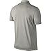 NIKE Men's Dry Victory Polo, Pewter Grey/White, Large