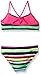 Breaking Waves Girls' Island Stripe Bikini Swimsuit