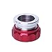 HiwowSport 2inches Aluminium Alloy Fuel Cap Weld On Filler Neck And Oil Tank Cap Red Color (2inch)