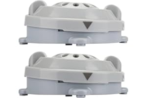 Ximoon Magnetic Head BF-004 Replacement for LURACO Jet Motor Pedicure SPA Chair Part - Contains Propeller and Cover (2 Pack)