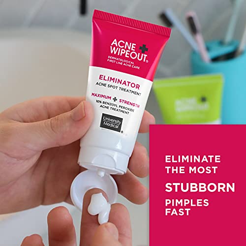 Acne Wipeout Eliminator Topical Acne Spot Treatment Maximum Strength