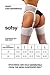 sofsy Mesh Garter Belt / Suspender Belt with Straps and Clips for Stockings (Garter Belt sold separately from Stockings) Wedding Bridal Honeymoon White 3 - Medium