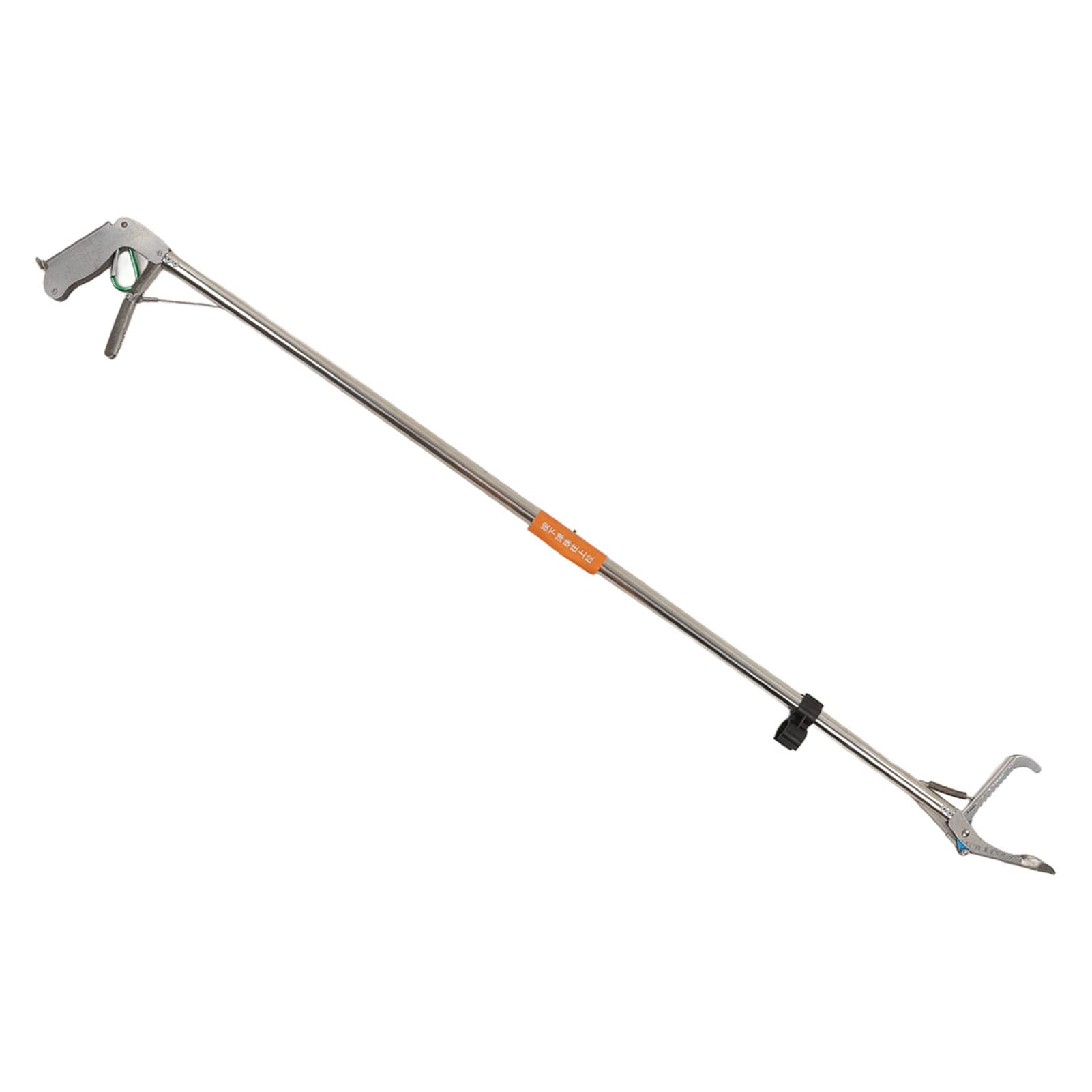 Snake Tongs, Foldable Self Lockable Reptile Grabber, Stainless Steel Snake Grabber Snake Catcher Rattle Wide Jaw Handling Tool for Reptile Catcher Tool, Snake Catching