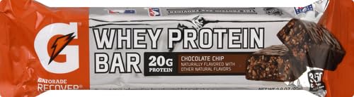 QUAKER HBC GATORADE CHOCOLATE CHIP PROTEIN BAR, 2.8 OZ