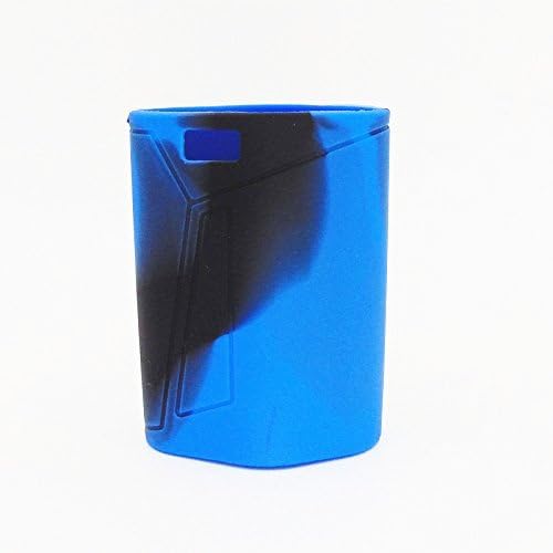 Silicone Protective Sleeve Case Cover for SMOK GX350 Box Mod Kit (black blue)