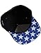SSLR Men's Star Custom Embroidered Patch Flat Bill Caps