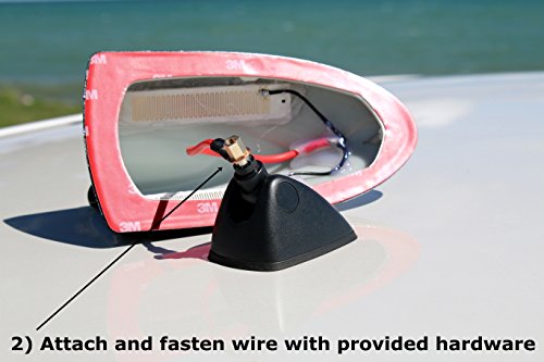 AntennaMastsRus - 2008-2009 Pontiac G8 - Functional BLACK Shark Fin Antenna