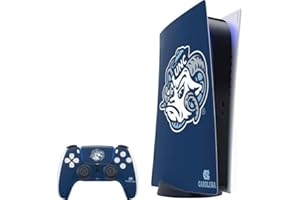 Skinit Decal Gaming Skin Compatible with PS5 Bundle - Officially Licensed University of North Carolina Tar Heels Icon Design