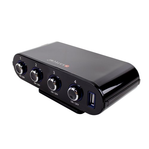Satechi 5-usb port 12v car socket extender cigarette sp…