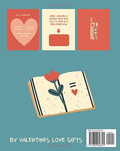Happy Valentine´s day. A book to fill in with love.: Romantic gift for boyfriend, girlfriend, husband, wife, LGTB, bride, engagement, marriage proposal, birthday notebook journal illustrated