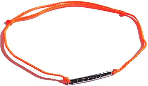 Viva Ill 編み込み コード アンクレット メンズ 2連 ラグジュアリー シンプル レディース ペア 人気 カップル オレンジ 蛍光 ネオン