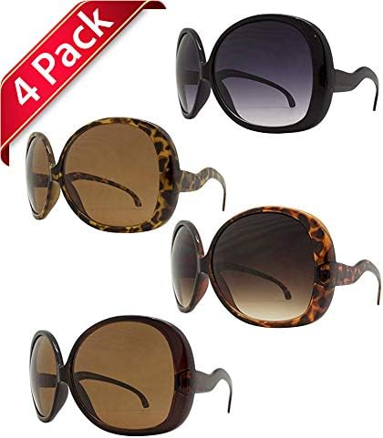 Elite - Big Huge Oversized Vintage"Jackie O" Style Sunglasses Retro Women Celebrity Fashion