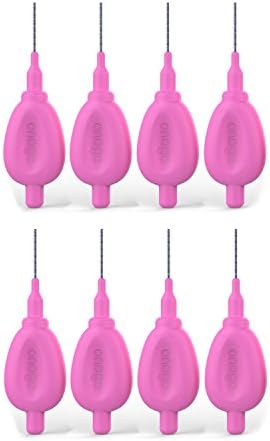 Onogo Original Interdental Brush with Extendable Handle (1 Pack, Pink (0.40mm))