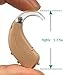 Hearing Amplifier with Cleansing Brush, High Super Power Digital BTE Hearing Aid Siemens Fun SP Severe Profound Loss Device Sound Amplifiers for The Elderly