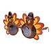 Tinksky Creative Turkey Glasses Thanksgiving Eyeglasses Cartoon Sunglasses Eye Glasses for Happy Thanksgiving Costume Party Glasses, Gift for Friends