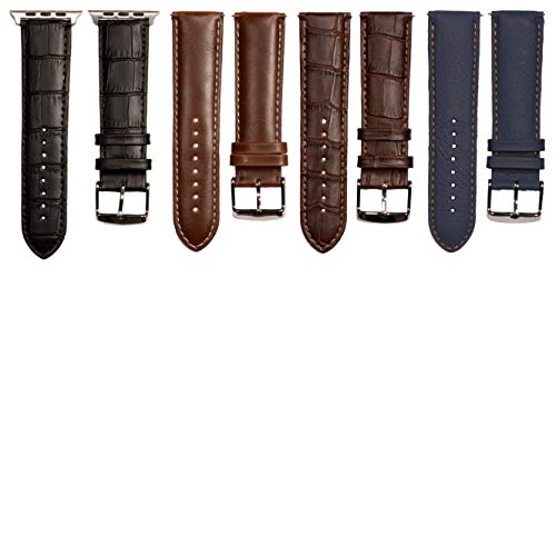 Deepra - Business Edition - Classy Leather Bands for Apple Watch 42mm and 44mm