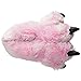 Wishpets Bear Paw Animal Slippers (Pink, Small) by Wishpets